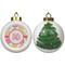 Doily Pattern Ceramic Christmas Ornament - X-Mas Tree (APPROVAL)