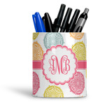 Doily Pattern Ceramic Pen Holder