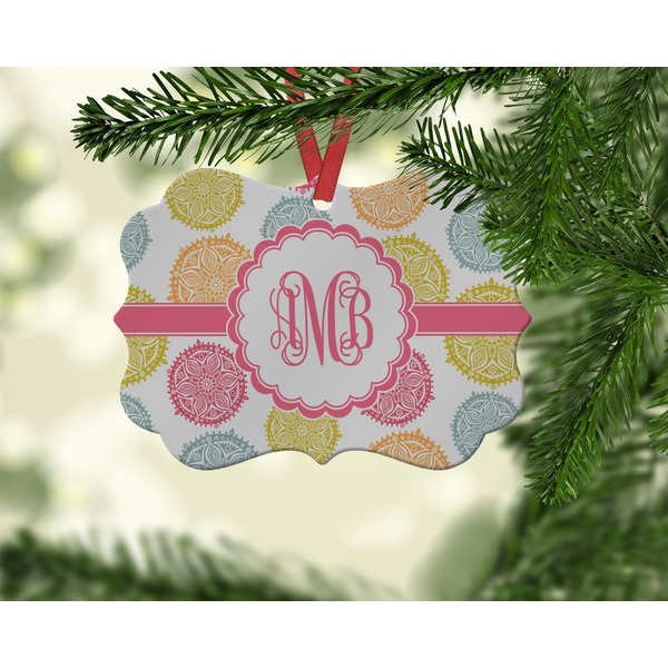 Doily Pattern Christmas Ornament (On Tree)