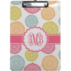 Doily Pattern Clipboard (Letter Size) (Personalized)