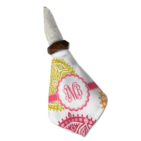 Doily Pattern Cloth Napkins - Personalized Dinner (Folded in Ring) (MAIN)