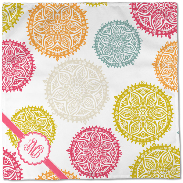 Doily Pattern Cloth Napkins - Personalized Dinner (Full Open)