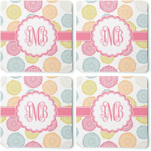 Doily Pattern Coaster Rubber Back - Apvl