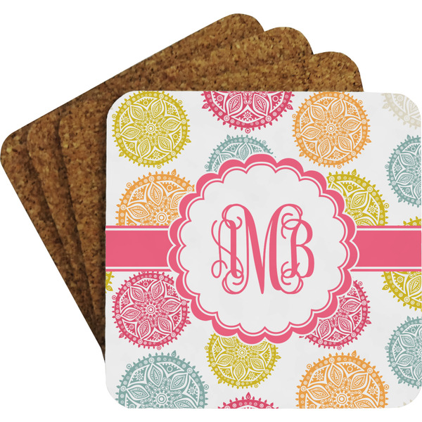 Doily Pattern Coaster Set (Personalized)