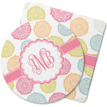 Doily Pattern Rubber Backed Coaster (Personalized)