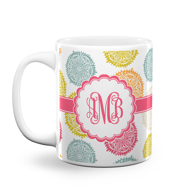 Custom Doily Pattern Coffee Mug (Personalized)