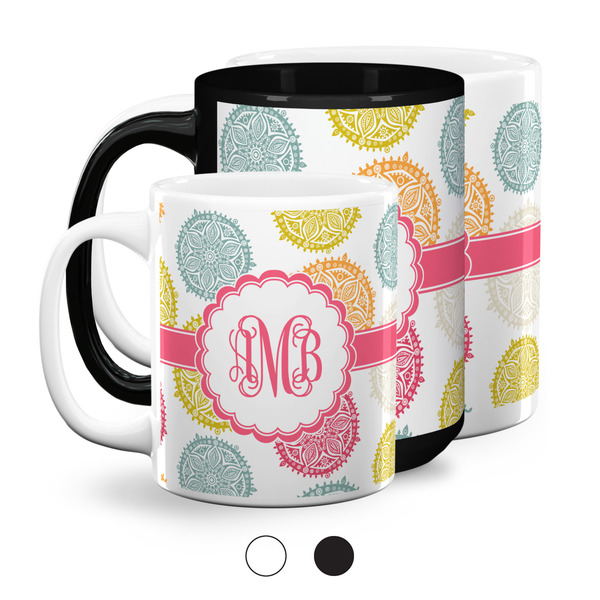 Doily Pattern Coffee Mugs Main