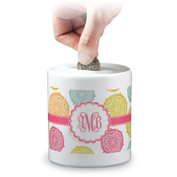 Doily Pattern Coin Bank (Personalized)