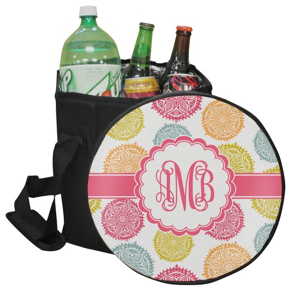 Custom Doily Pattern Collapsible Cooler & Seat (Personalized)