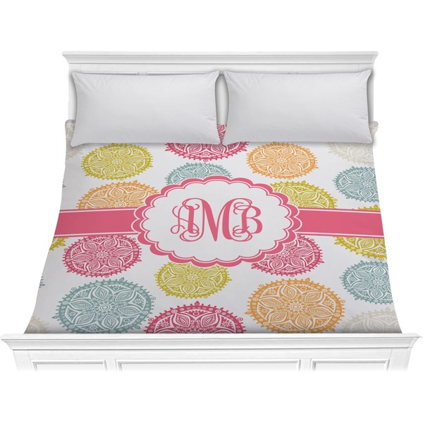 Custom Doily Pattern Comforter - King (Personalized)