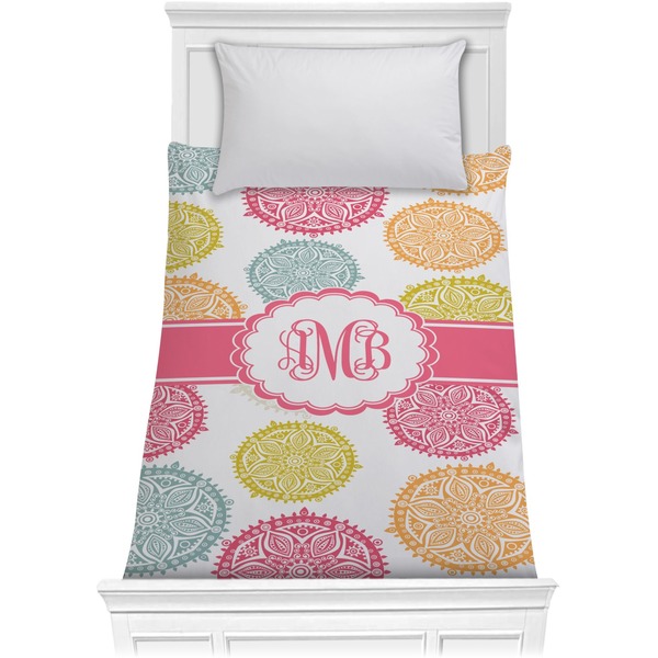 Custom Doily Pattern Comforter - Twin (Personalized)