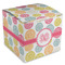 Doily Pattern Cube Favor Gift Box - Front/Main