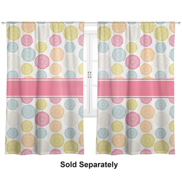 Custom Doily Pattern Curtain Panel - Custom Size
