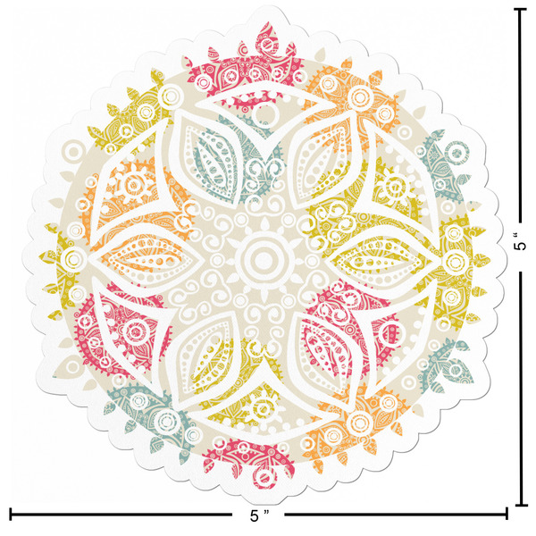 Doily Pattern Custom Shape Iron On Patches - L - APPROVAL