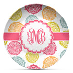 Doily Pattern Microwave Safe Plastic Plate - Composite Polymer (Personalized)