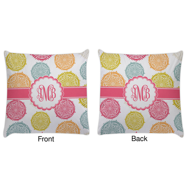 Doily Pattern Decorative Pillow Case - Approval