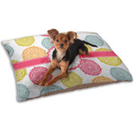 Doily Pattern Dog Bed - Small w/ Monogram