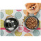 Doily Pattern Dog Food Mat - Small LIFESTYLE