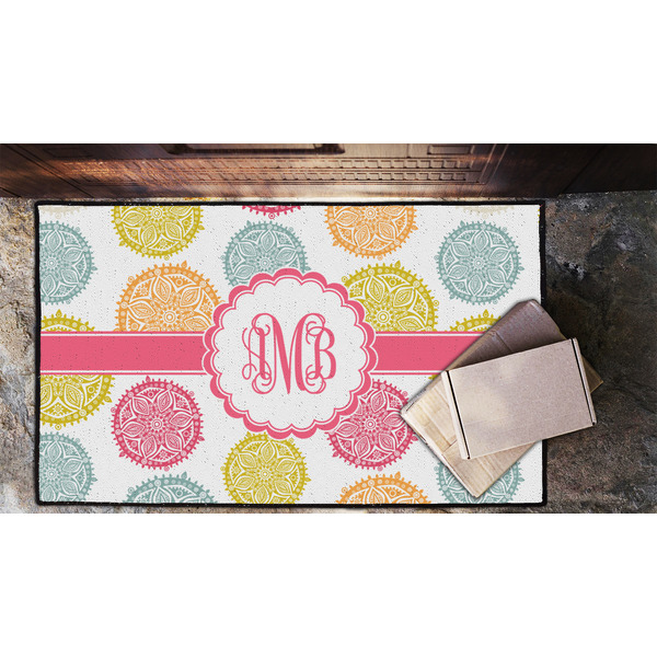 Doily Pattern Door Mat - LIFESTYLE (Lrg)