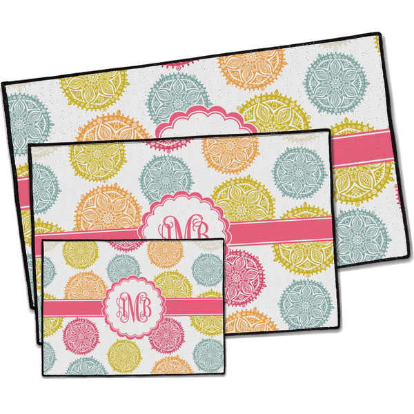 Doily Pattern Door Mats - PARENT MAIN