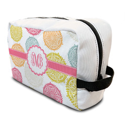 Doily Pattern Toiletry Bag / Dopp Kit (Personalized)