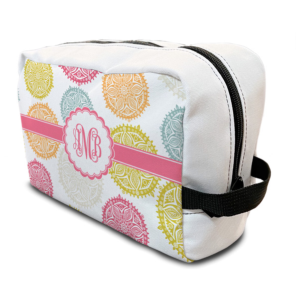 Custom Doily Pattern Toiletry Bag / Dopp Kit (Personalized)