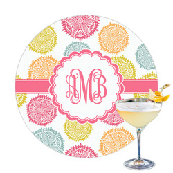 Doily Pattern Printed Drink Topper - 3.25" (Personalized)