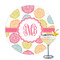 Doily Pattern Drink Topper - Large - Single with Drink