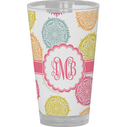 Doily Pattern Pint Glass - Full Color (Personalized)