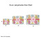 Doily Pattern Drum Lampshades - Sizing Chart