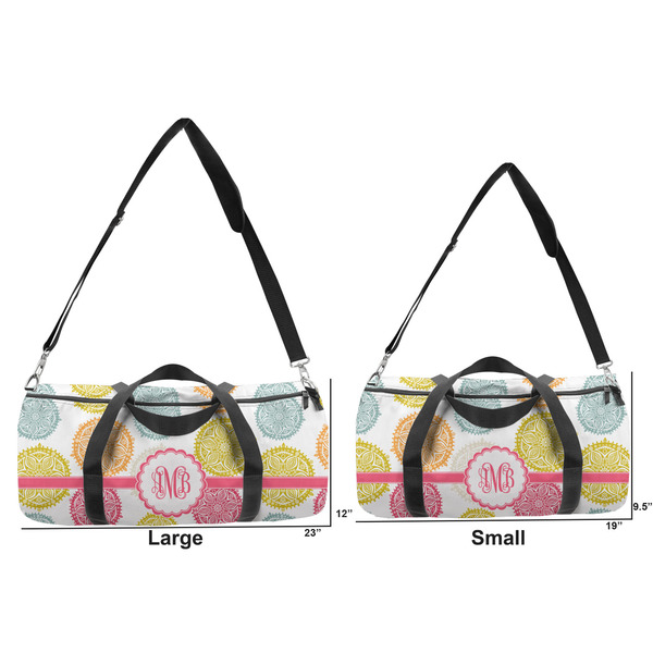 Doily Pattern Duffle Bag Small and Large