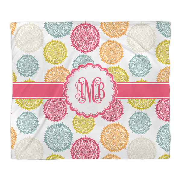 Doily Pattern Duvet Cover - King - Front