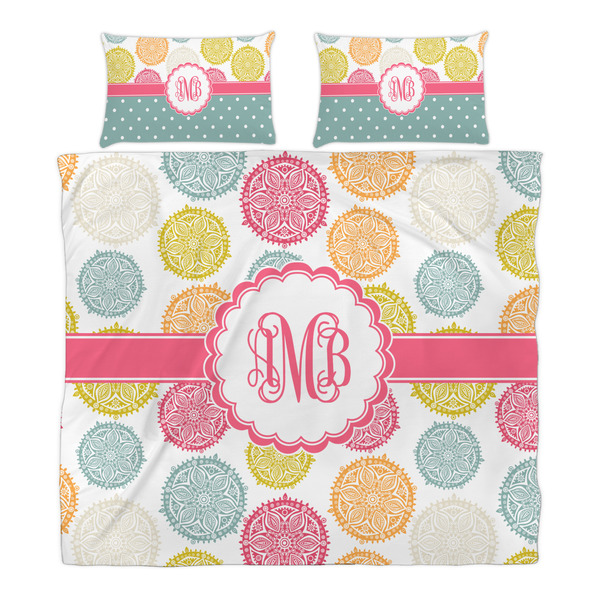 Doily Pattern Duvet Cover Set - King - Alt Approval