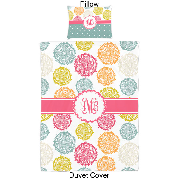 Doily Pattern Duvet Cover Set - Twin - Approval