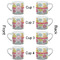Doily Pattern Espresso Cup - 6oz (Double Shot Set of 4) APPROVAL