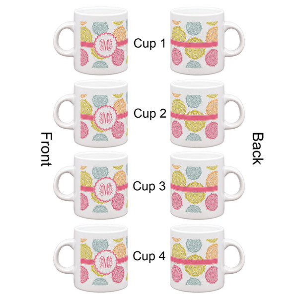 Doily Pattern Espresso Cup Set of 4 - Apvl