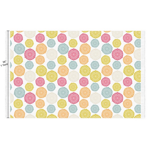 Doily Pattern Fabric Full Yard