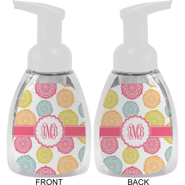 Doily Pattern Foam Soap Bottle Approval - White