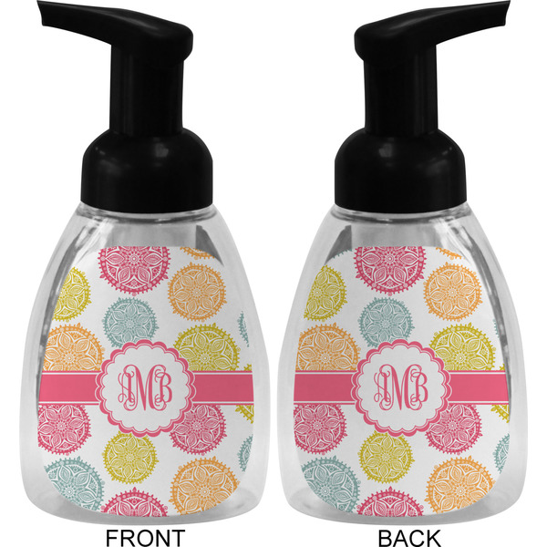 Doily Pattern Foam Soap Bottle (Front & Back)