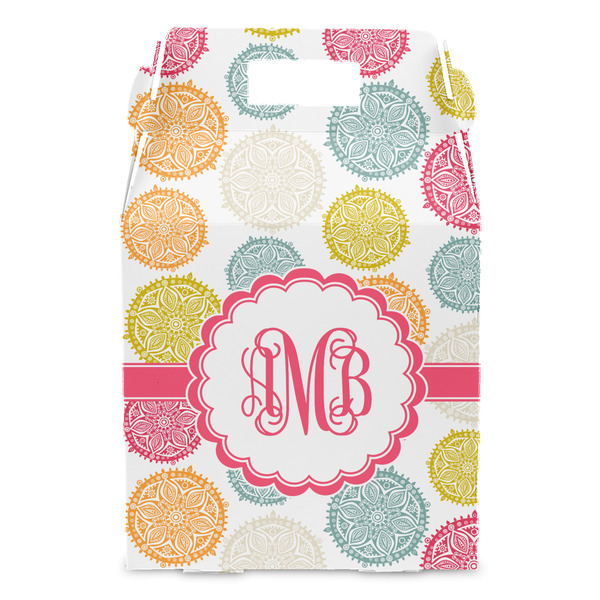 Doily Pattern Gable Favor Box - Front