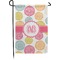 Doily Pattern Small Garden Flag - Double Sided w/ Monograms