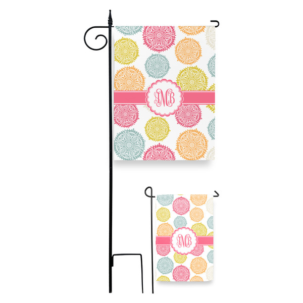 Doily Pattern Garden Flag - PARENT/MAIN