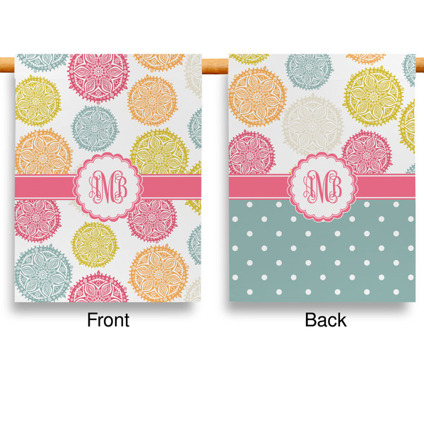 Doily Pattern Garden Flags - Large - Double Sided - APPROVAL