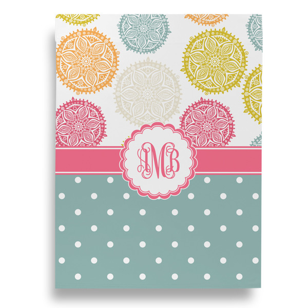 Doily Pattern Garden Flags - Large - Double Sided - BACK