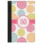 Doily Pattern Genuine Leather Passport Cover (Personalized)
