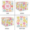 Doily Pattern Gift Boxes with Lid - Canvas Wrapped - Medium - Approval