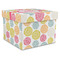 Doily Pattern Gift Boxes with Lid - Canvas Wrapped - X-Large - Front/Main