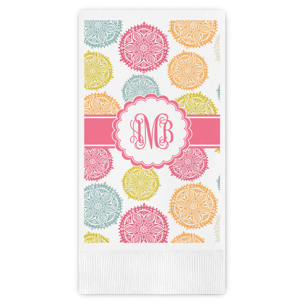 Custom Doily Pattern Guest Towels - Full Color (Personalized)