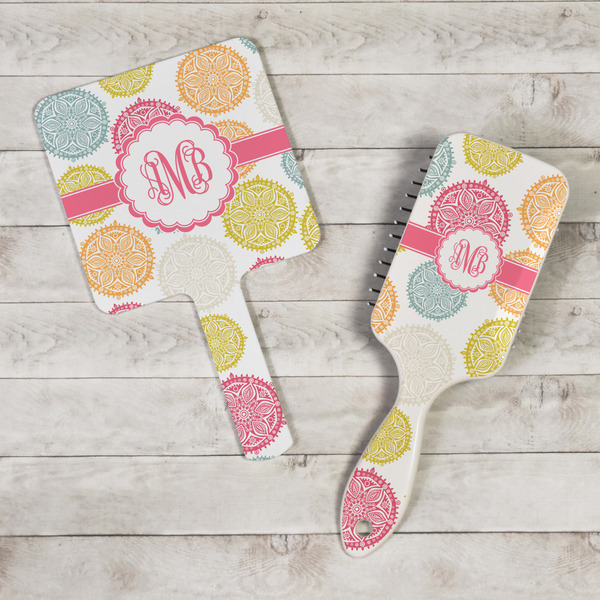 Doily Pattern Hand Mirrors - In Context