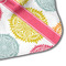 Doily Pattern Hooded Baby Towel- Detail Corner